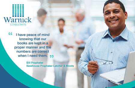 Warnick Consultants 3 Panel Printed Banner