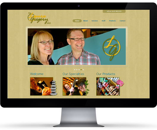 Laura Gregory Salon Website